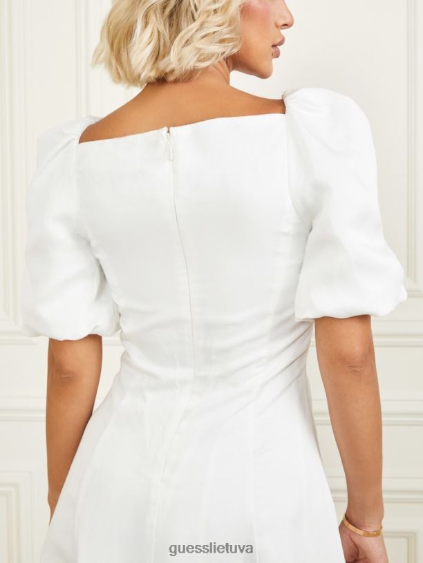 moterys GUESS 6NLN910 drabužiai blyškus perlas eko kalla suknele