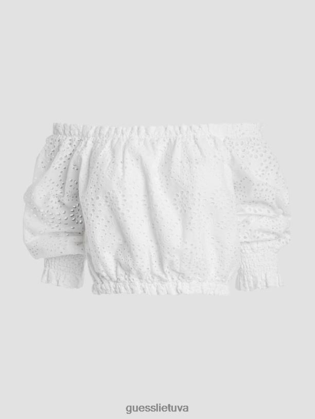 moterys GUESS 6NLN1158 drabužiai visiškai baltas rafa akutė iš peties