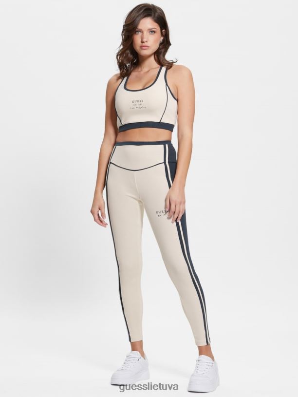 moterys GUESS 6NLN1514 drabužiai subtiliai rožinė eco signature aktyvus viršus