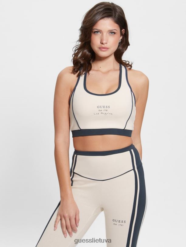 moterys GUESS 6NLN1514 drabužiai subtiliai rožinė eco signature aktyvus viršus