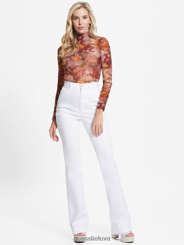 moterys GUESS 6NLN1615 drabužiai skaitmeninis gobeleno spausdinimas ma eko kamaria margintas viršus