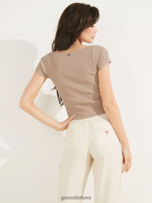 moterys GUESS 6NLN1701 drabužiai vasaros molis marlene megztinis