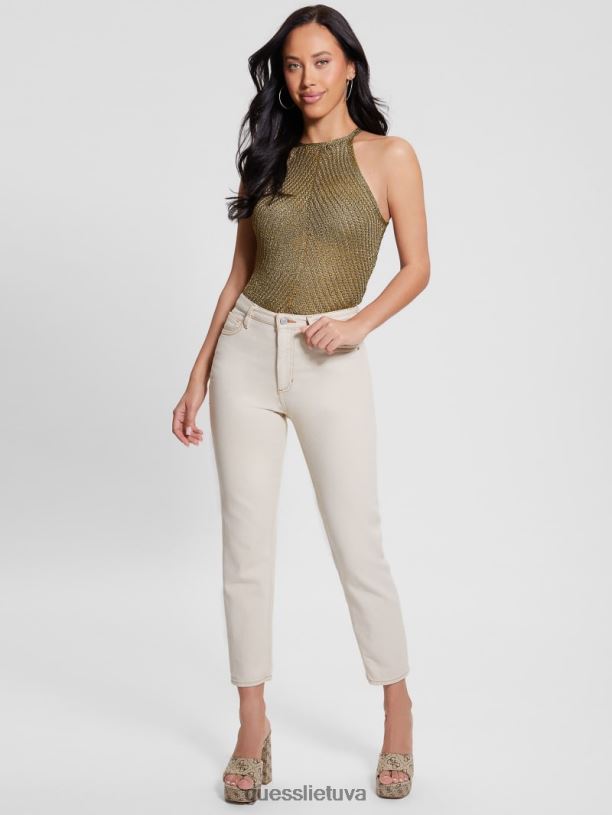 moterys GUESS 6NLN944 drabužiai juodo aukso multi alexie lurex apynasris