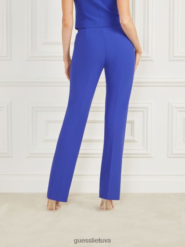 moterys GUESS 6NLN2077 drabužiai brangakmenių mėlyna jacqueline kelnaitės