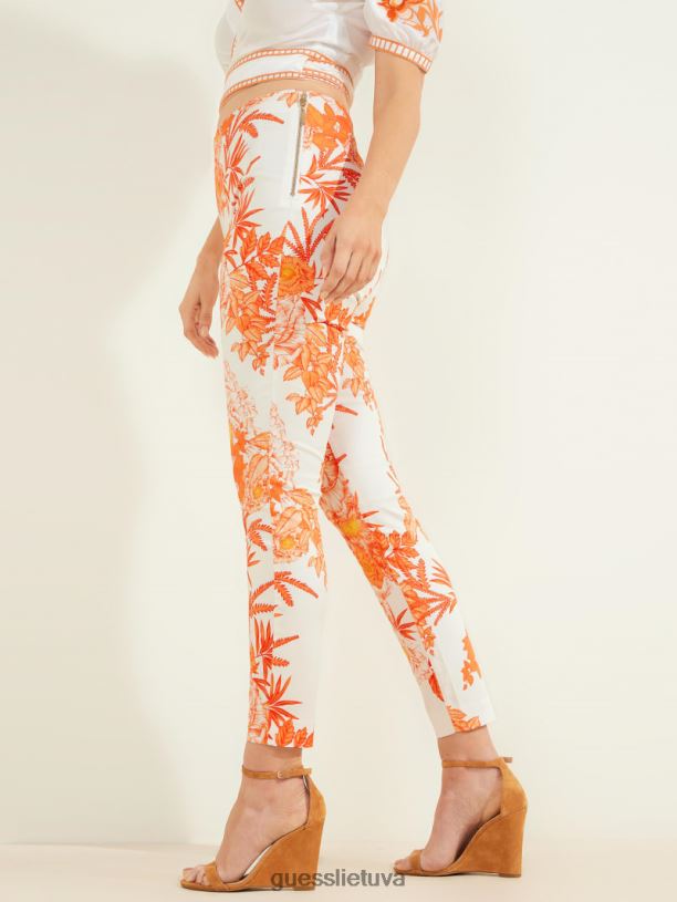 moterys GUESS 6NLN2214 drabužiai San Lucas gėlių san lucas elle capri pant