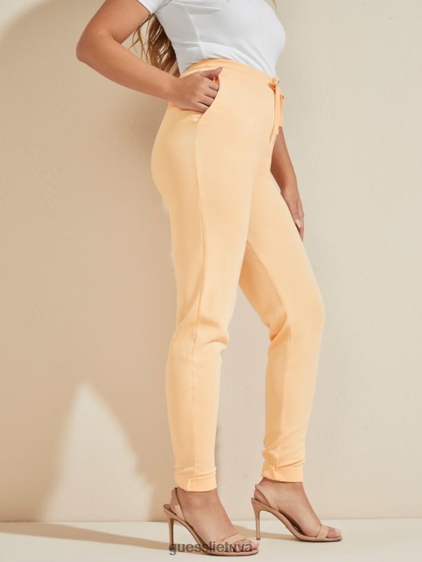 moterys GUESS 6NLN2292 drabužiai minkštas persikas Francesca laisvalaikio bėgikas