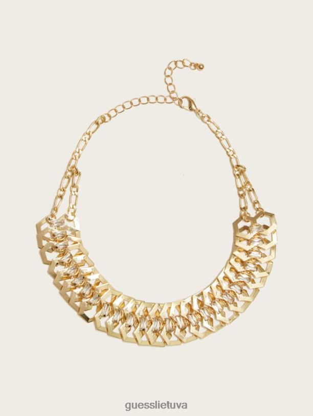 moterys GUESS 6NLN3865 priedas auksas cz apykaklės karoliai