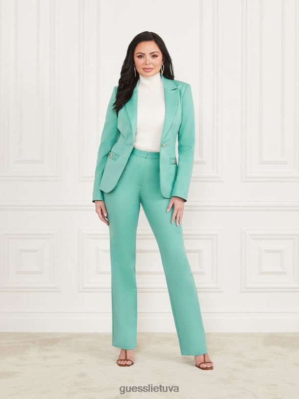 moterys GUESS 6NLN1811 drabužiai senovinis dangus franko švarkas