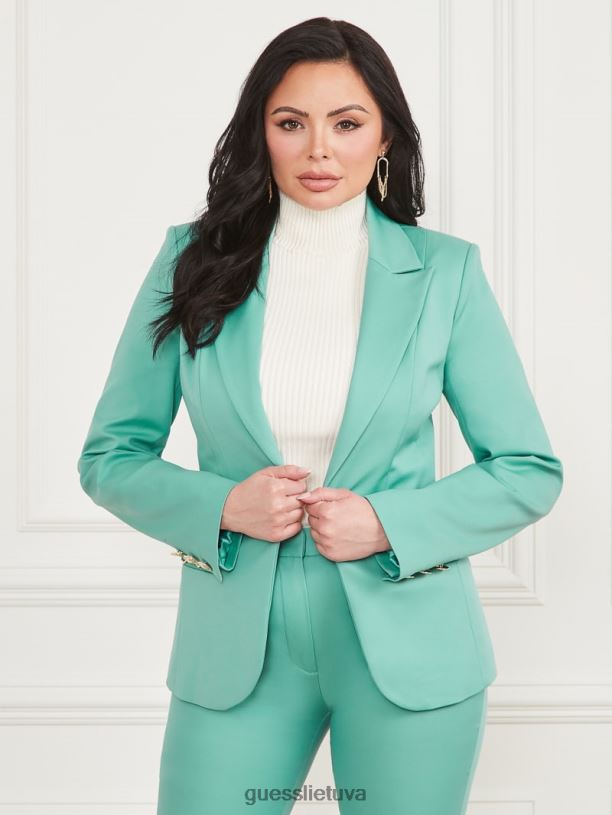 moterys GUESS 6NLN1811 drabužiai senovinis dangus franko švarkas