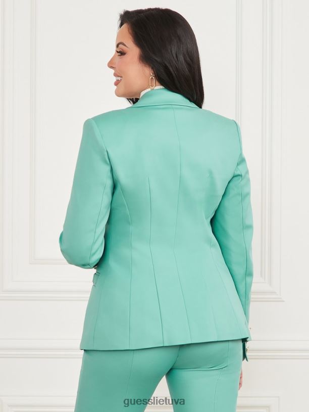 moterys GUESS 6NLN1811 drabužiai senovinis dangus franko švarkas