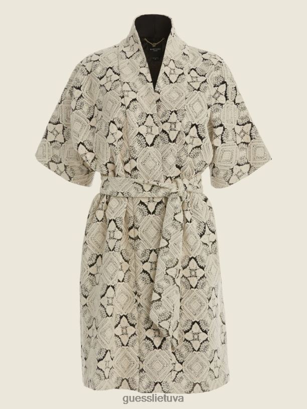 moterys GUESS 6NLN1873 drabužiai žvaigždžių blizgučiai stella kimono