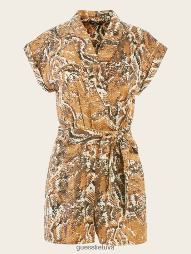 moterys GUESS 6NLN678 drabužiai slaptas odos atspaudas slaptas gyvatės odos šliaužtinukas