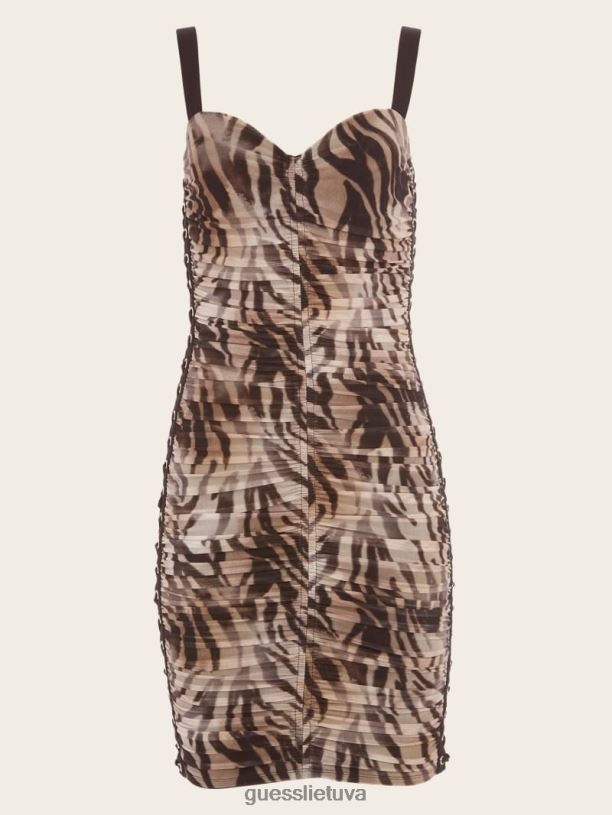 moterys GUESS 6NLN705 drabužiai dūmų ir veidrodžių atspaudai dūmų ir veidrodžių korsetinė suknelė