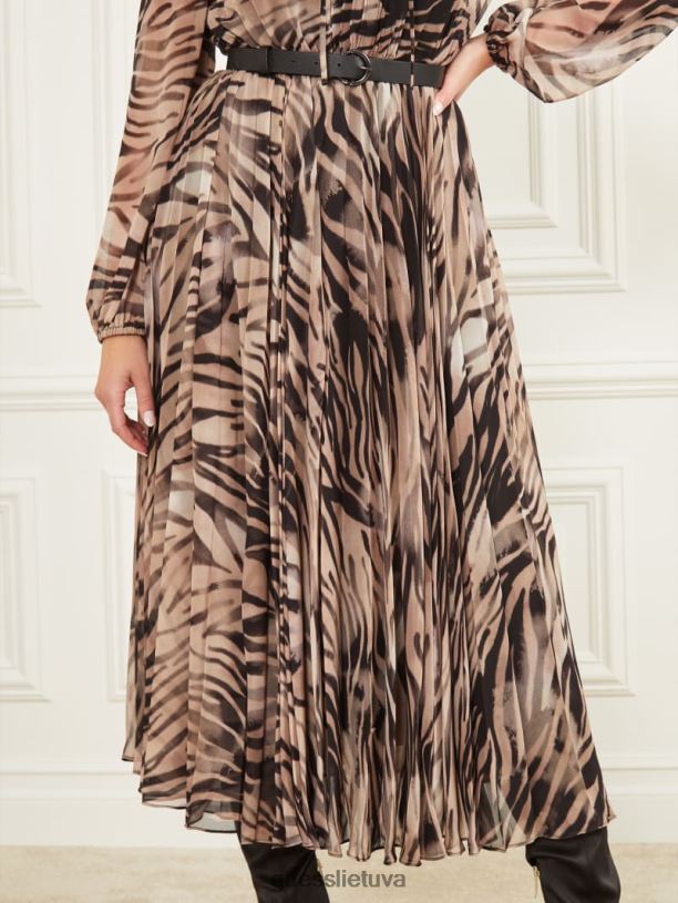 moterys GUESS 6NLN796 drabužiai dūmų ir veidrodžių atspaudai dūmų ir veidrodžių suknelė