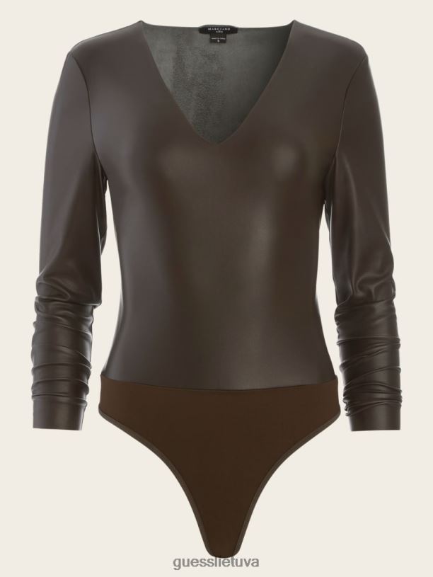 moterys GUESS 6NLN1283 drabužiai tamsus kepsnys foxton bodis