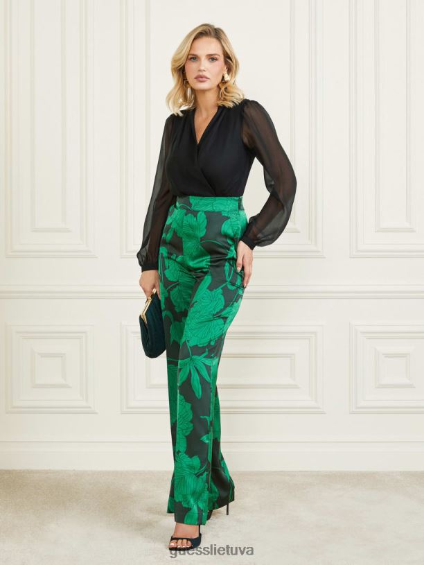 moterys GUESS 6NLN1397 drabužiai juodas daria bodis