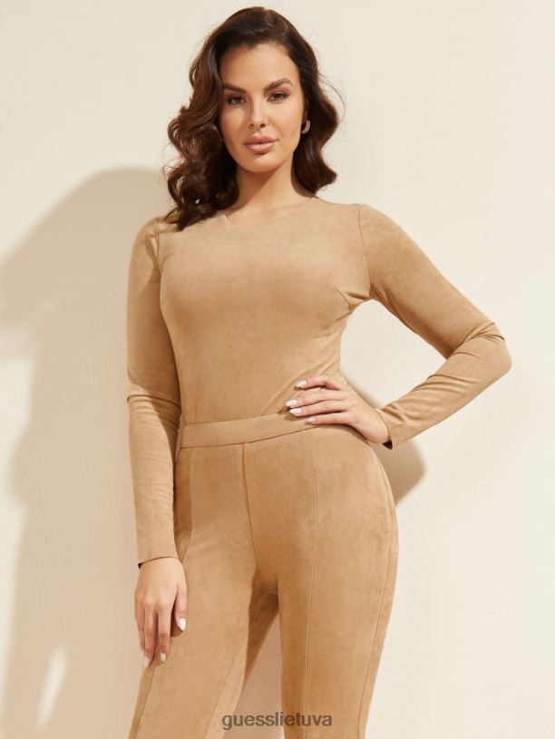 moterys GUESS 6NLN1593 drabužiai blondinės ambicijos Leonie bodis