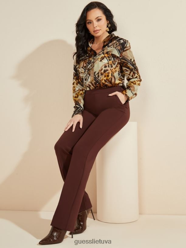 moterys GUESS 6NLN1627 drabužiai leopardo linijos essence palaidinė