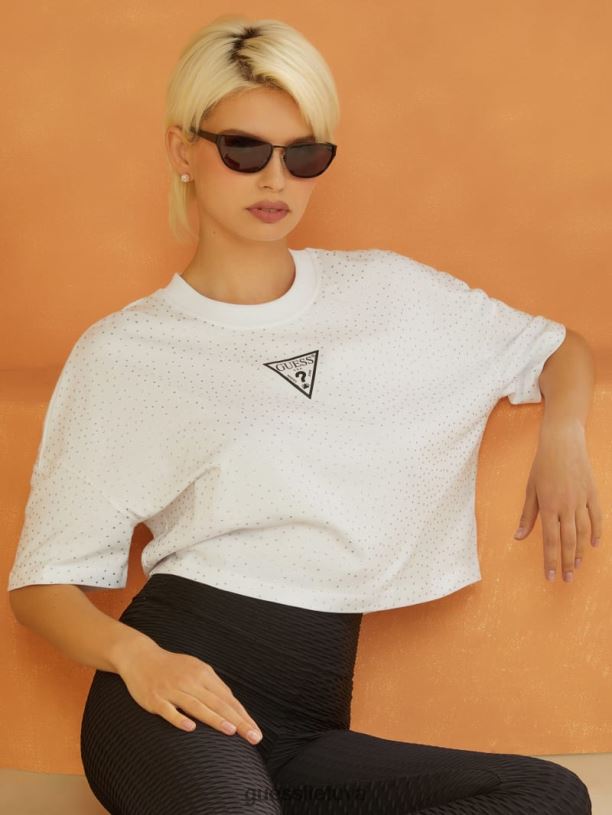 moterys GUESS 6NLN3702 priedas juodas gia metaliniai katės akių akiniai nuo saulės