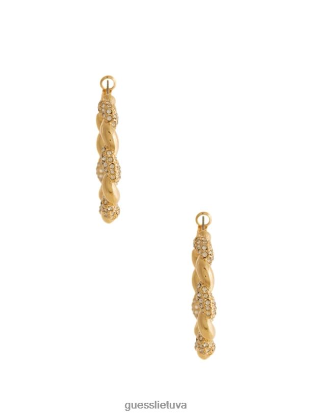 moterys GUESS 6NLN3832 priedas auksas susukti auskarai