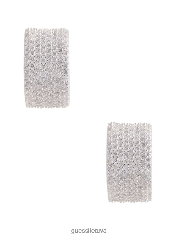 moterys GUESS 6NLN3907 priedas sidabras cz žiediniai auskarai