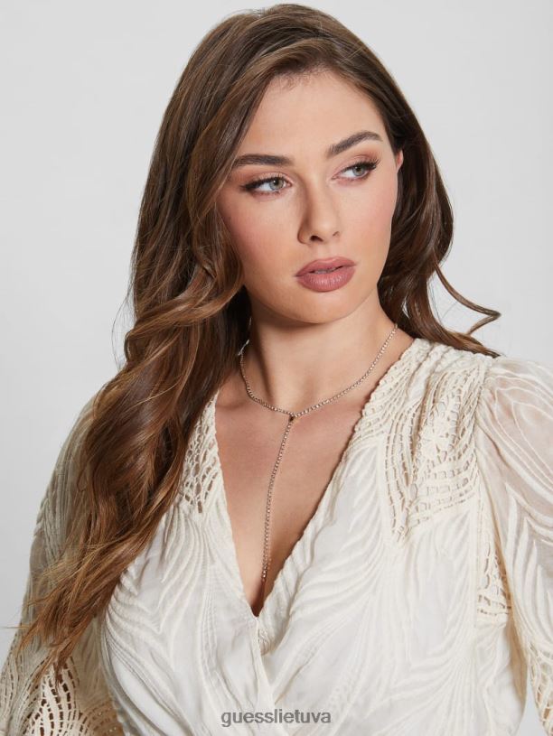 moterys GUESS 6NLN3856 priedas auksas kelių grandinių y karoliai