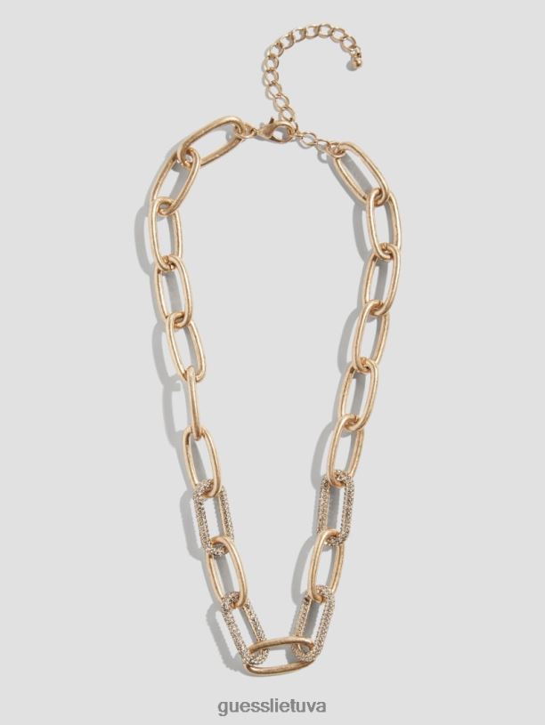 moterys GUESS 6NLN3888 priedas auksas nutiesti sąvaržėlę karoliai