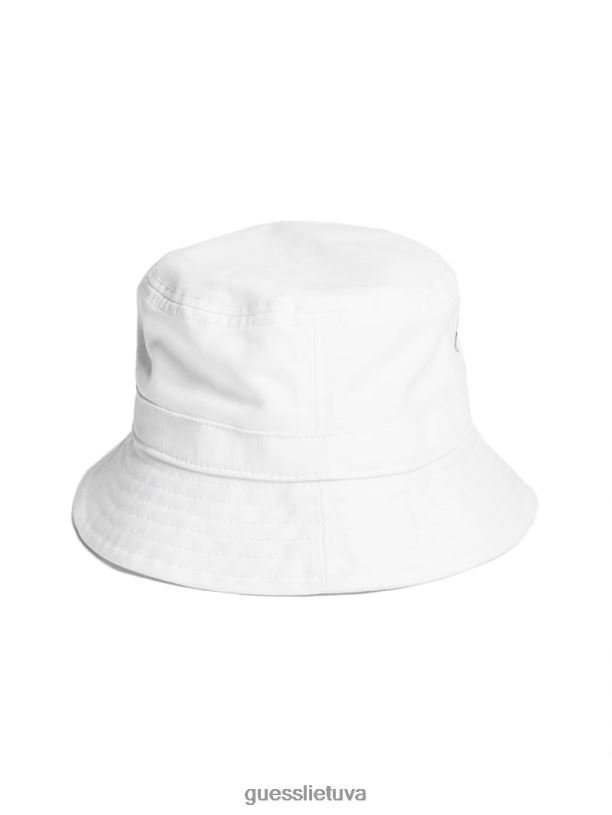 moterys GUESS 6NLN2461 priedas baltas kibiro kepurė su logotipu