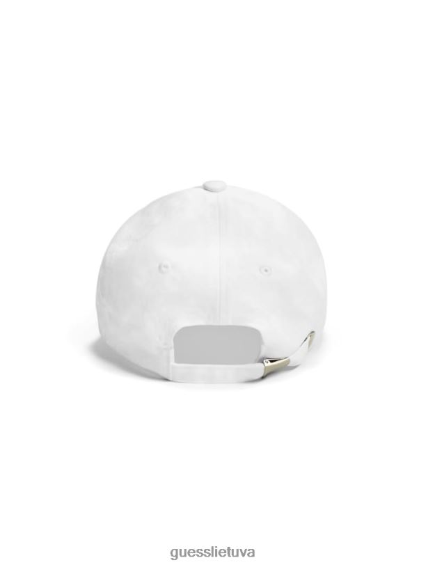 moterys GUESS 6NLN2469 priedas baltas beisbolo kepurė su logotipu