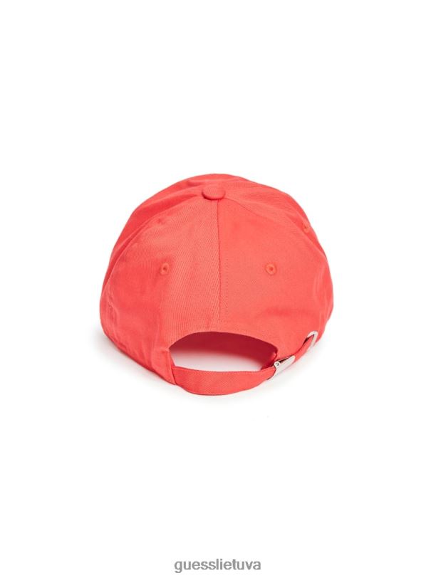 moterys GUESS 6NLN2482 priedas raudona beisbolo kepurė su logotipu
