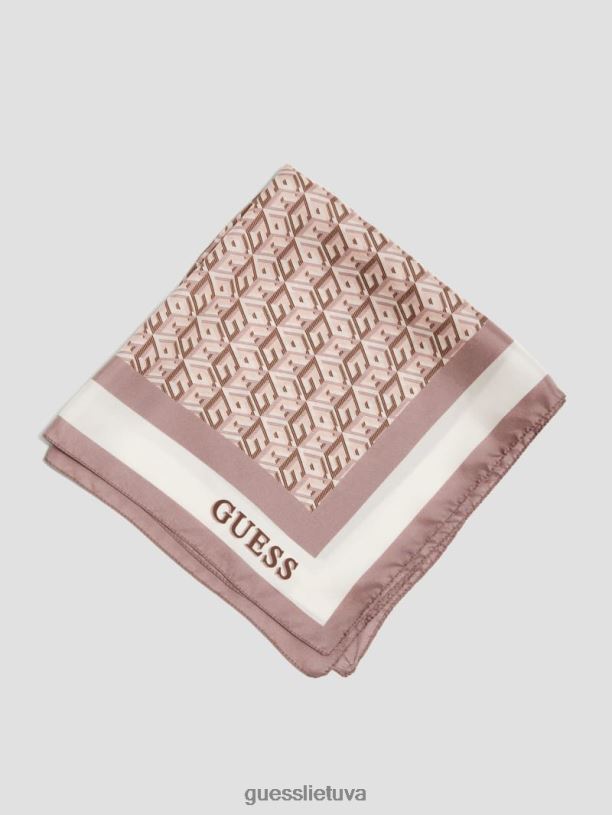 moterys GUESS 6NLN3779 priedas raktažolė g kubo šilko šalikas