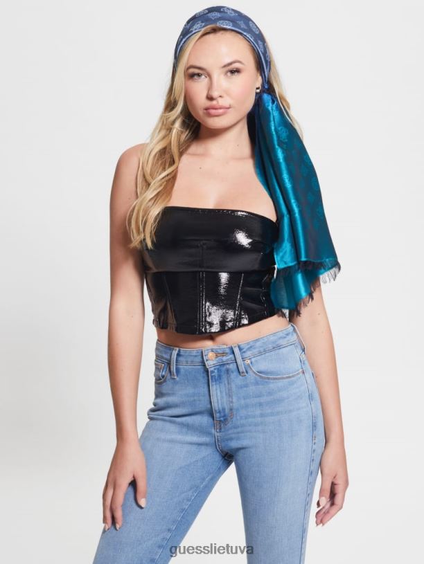 moterys GUESS 6NLN3787 priedas pilka Diane ombre šalikas