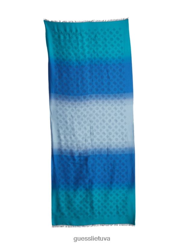 moterys GUESS 6NLN3787 priedas pilka Diane ombre šalikas