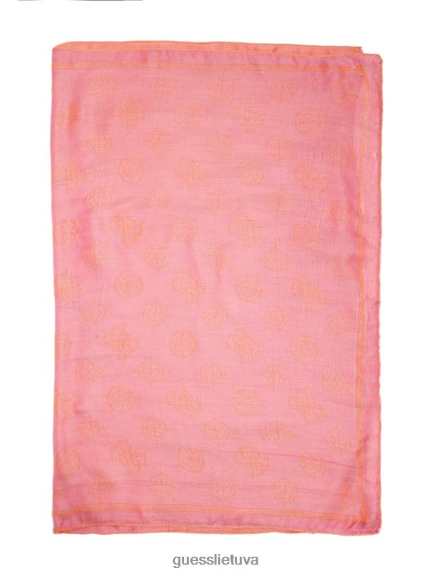 moterys GUESS 6NLN3789 priedas bleu / bebaimis skalbimas silvana quattro g šalikas