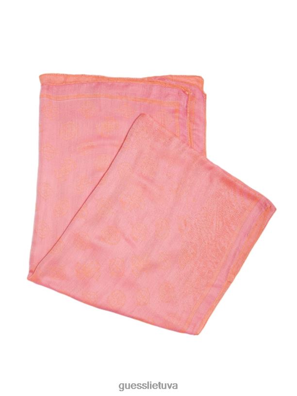 moterys GUESS 6NLN3789 priedas bleu / bebaimis skalbimas silvana quattro g šalikas