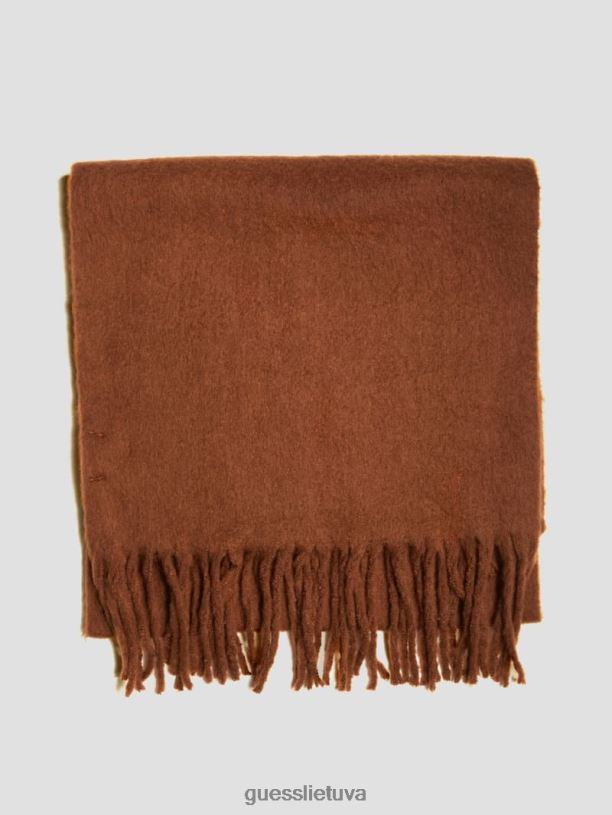 moterys GUESS 6NLN3821 priedas šokolado Kellie antklodės šalikas