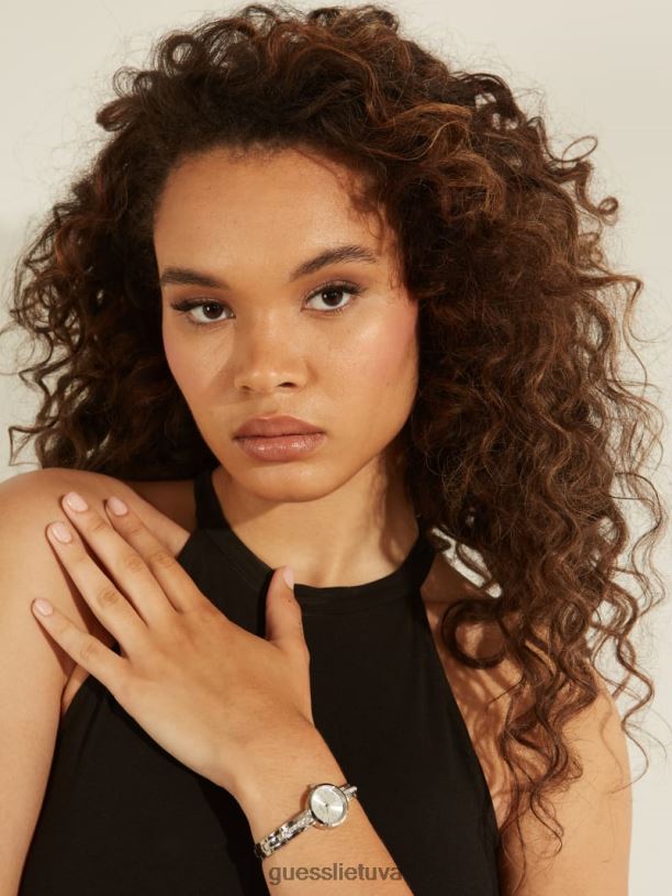 moterys GUESS 6NLN3543 priedas sidabras sofijos laikrodis