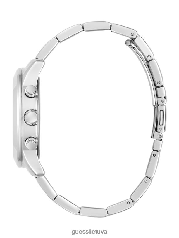 moterys GUESS 6NLN3549 priedas sidabras spalvoto krištolo daugiafunkcis laikrodis