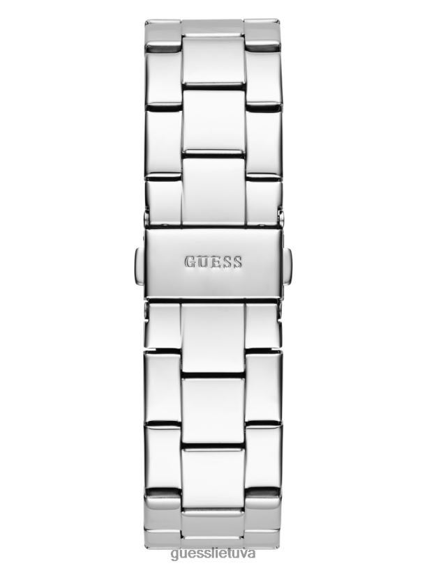 moterys GUESS 6NLN3549 priedas sidabras spalvoto krištolo daugiafunkcis laikrodis
