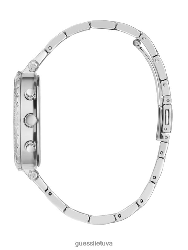 moterys GUESS 6NLN3558 priedas sidabras daugiafunkcis laikrodis