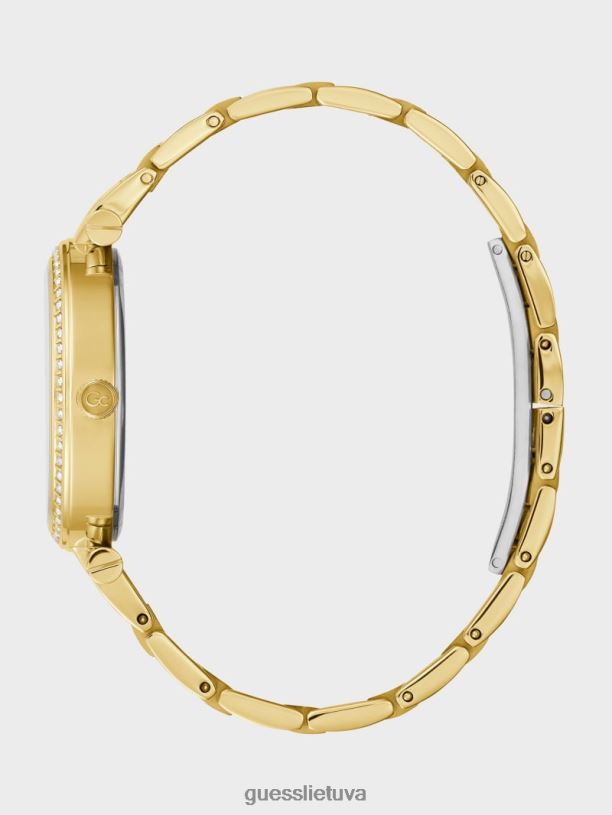 moterys GUESS 6NLN3586 priedas auksas gc crystal analoginis laikrodis