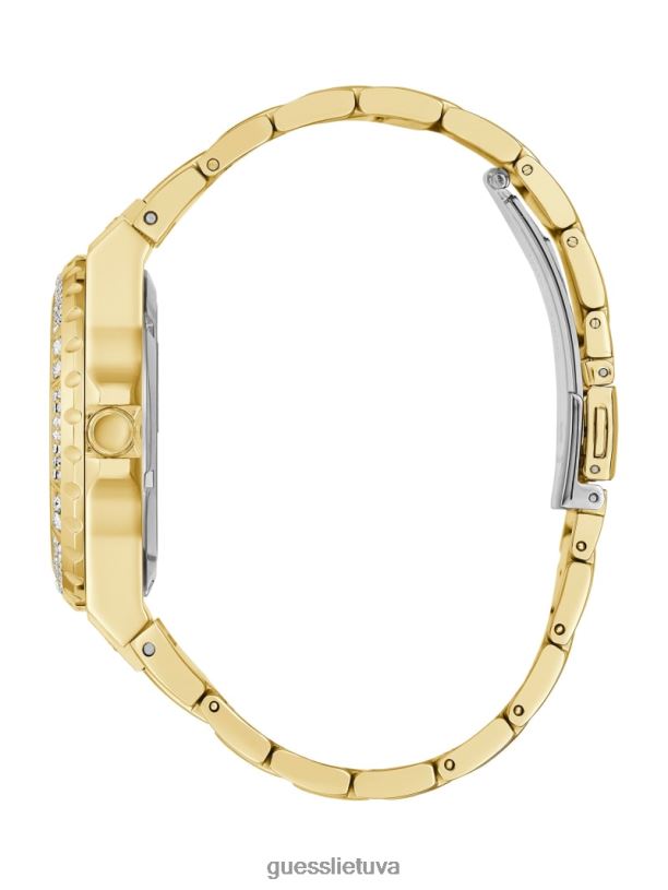 moterys GUESS 6NLN3593 priedas auksas apnuogintas analoginis laikrodis