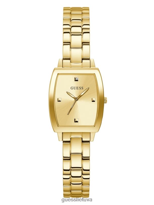 moterys GUESS 6NLN3598 priedas auksas Analoginis deimantinis laikrodis