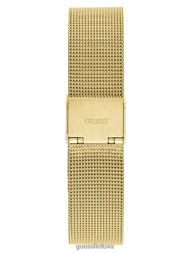 moterys GUESS 6NLN3601 priedas auksas Nova analoginis laikrodis