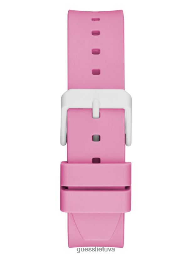 moterys GUESS 6NLN3608 priedas rozinis auksas ekologinis analoginis laikrodis