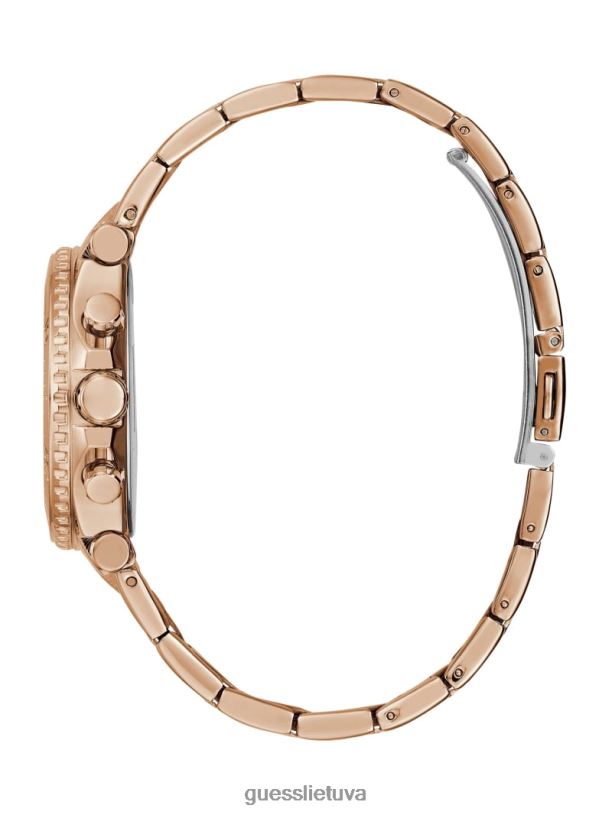 moterys GUESS 6NLN3628 priedas rozinis auksas daugiafunkcis laikrodis