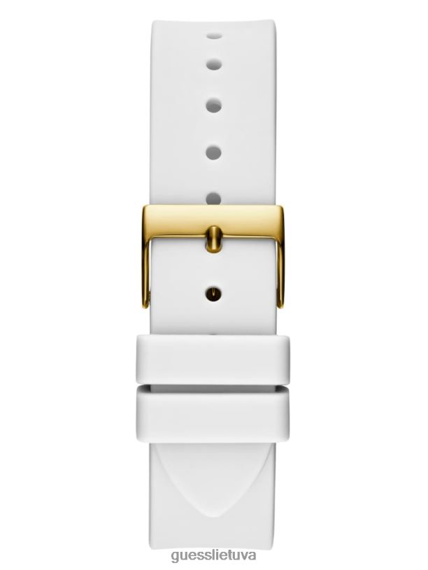 moterys GUESS 6NLN3640 priedas baltas multi silikoninis daugiafunkcis laikrodis