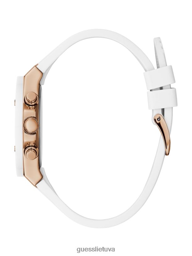 moterys GUESS 6NLN3646 priedas baltas multi daugiafunkcis laikrodis