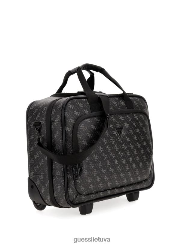 moterys GUESS 6NLN3169 krepšiai tamsiai artic mėlyna vezzola piloto vežimėlio kelioninis krepšys