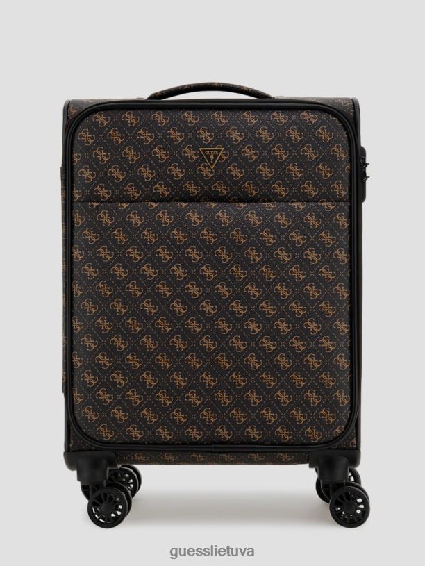 moterys GUESS 6NLN3172 krepšiai brokato mėlyna vezzola kabinos vežimėlio kelioninis krepšys